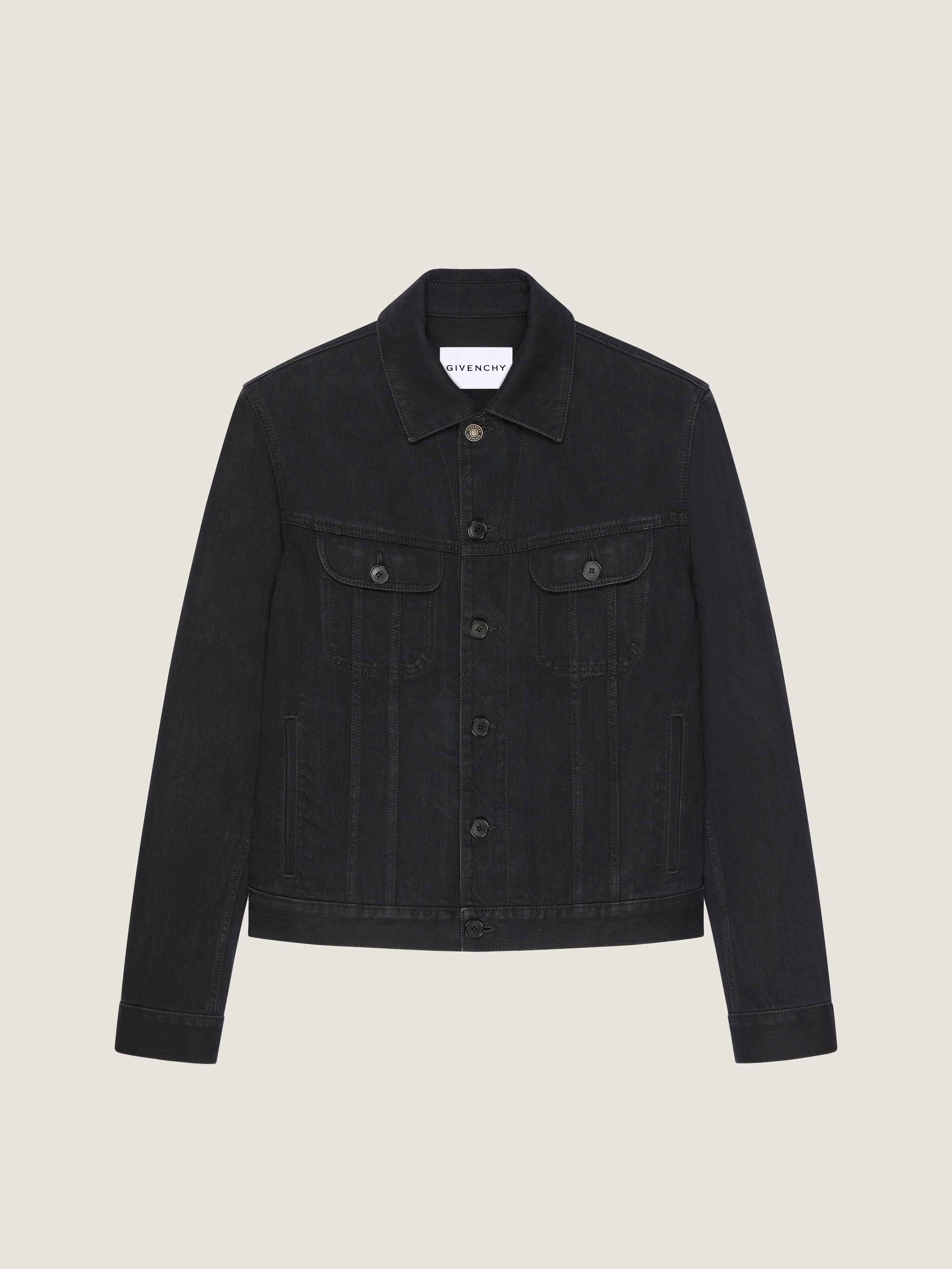 Jacket in black denim
